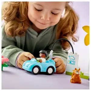 LEGO Duplo 10985 Wind Turbine and Electric Car 16 Pcs miniatura 8